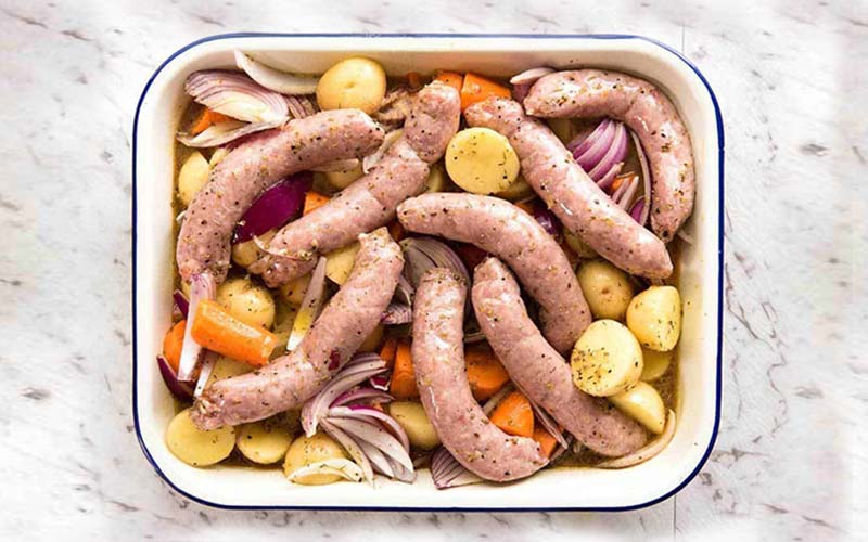 One Pot Really Good Sausages